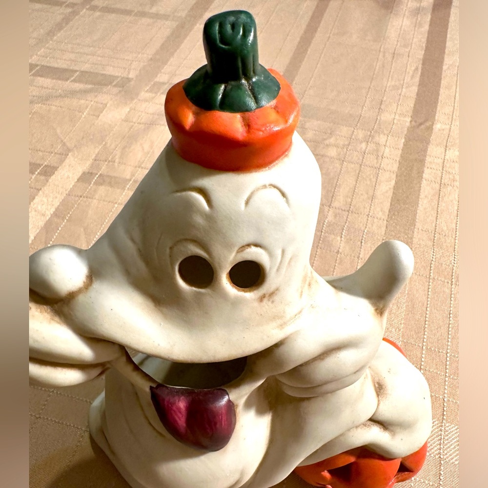 Vintage Halloween tea light candle holder